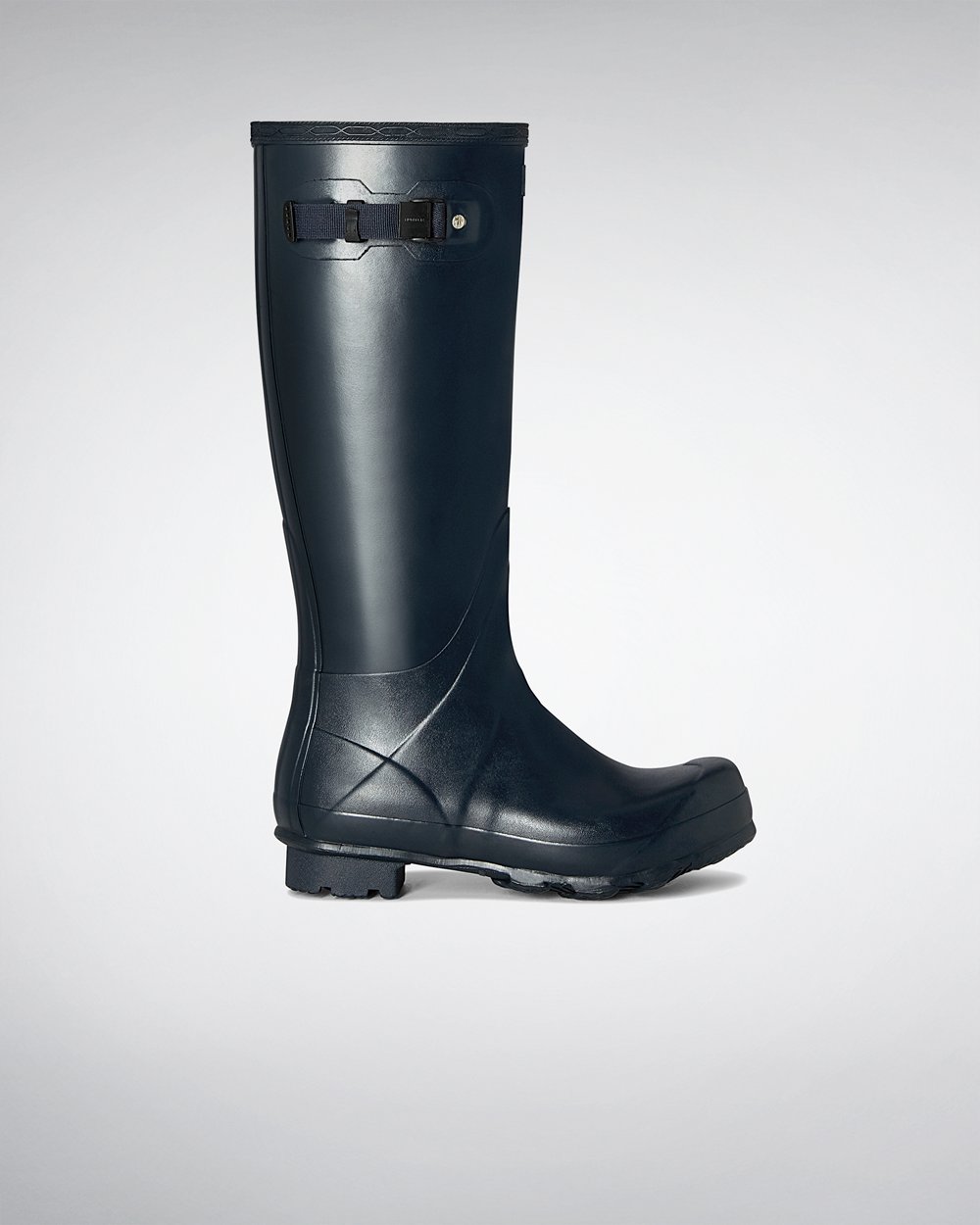 Hunter Hombre Norris Field - Botas de Lluvia Azul Marino - 684-VICXAK